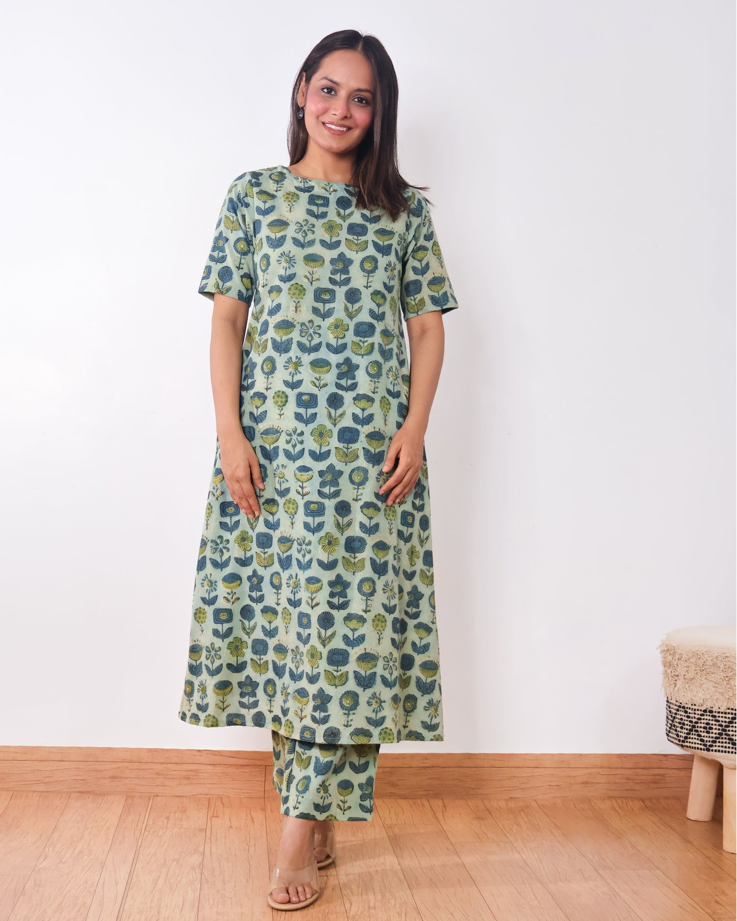 Molly Ajrakh Cotton Kurta Set