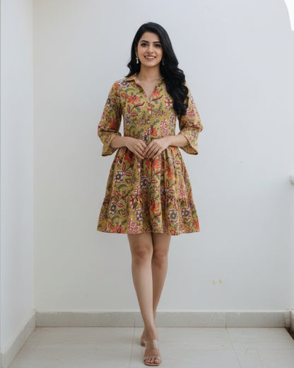 Marigold Shirt Dress