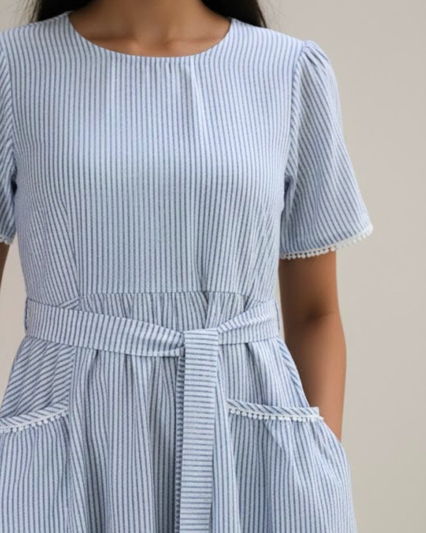 Skyler Fit and Flare Cotton Dress