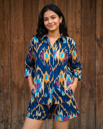 Liz Ikat Cotton Co-ord set