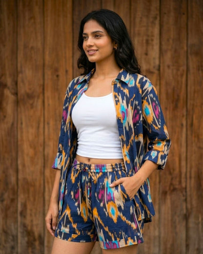 Liz Ikat Cotton Co-ord set