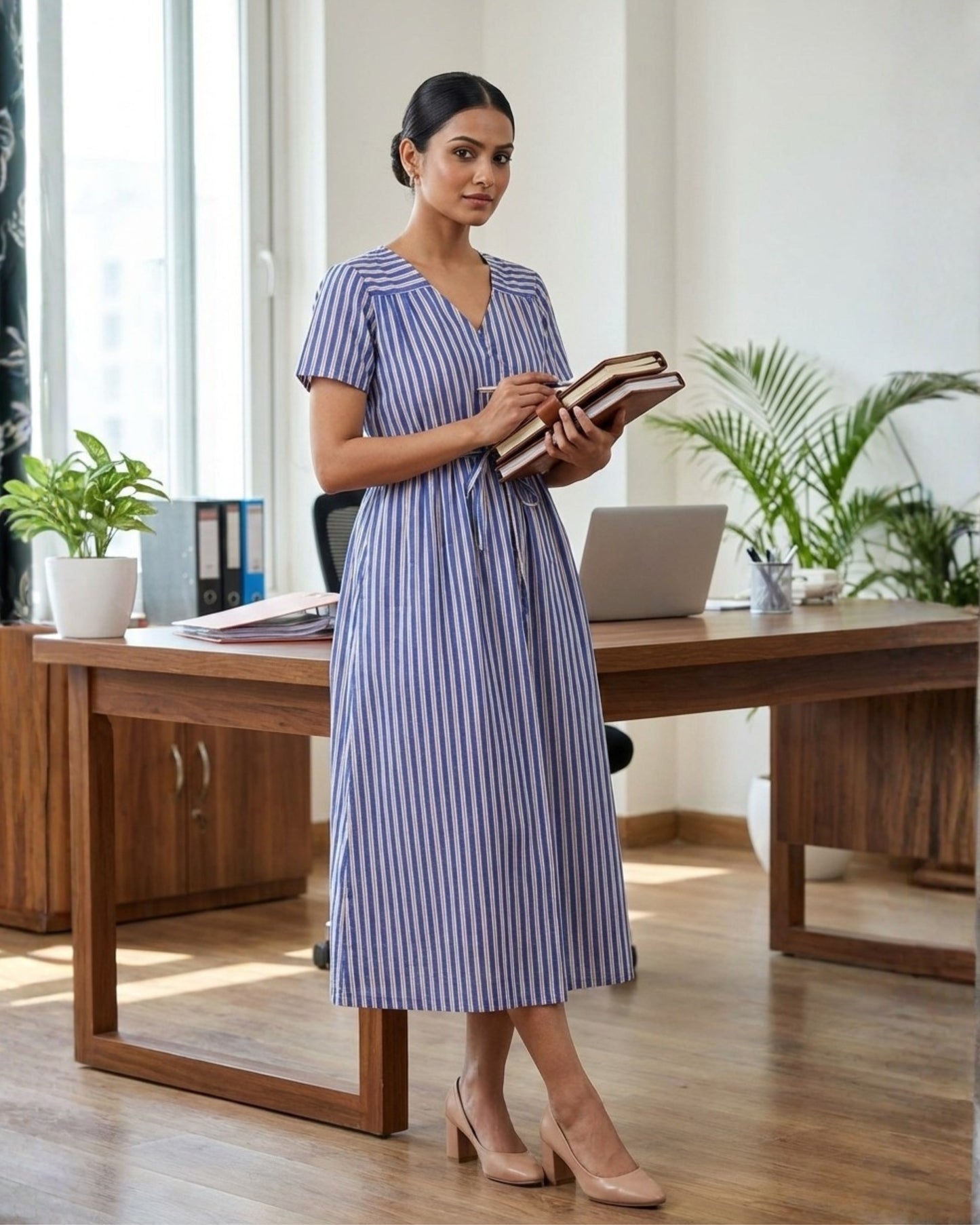 Rhea Fit-and-Flare Dress