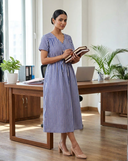 Rhea Fit-and-Flare Dress