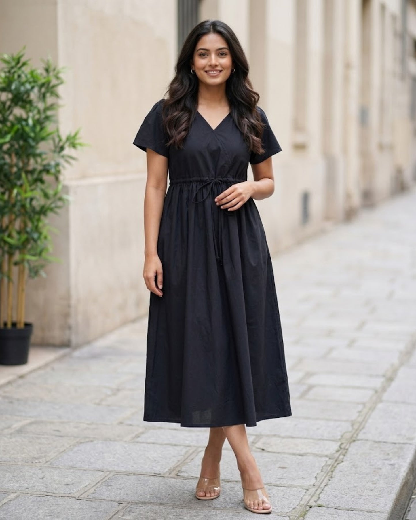 Rebecca Fit-and-Flare Dress
