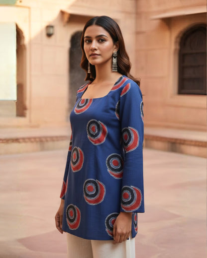 Vaani Sleeved Short Kurti
