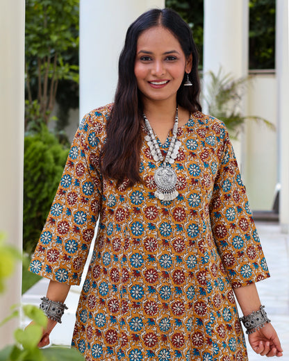 Meher HandBlock Print Cotton Kurta Set
