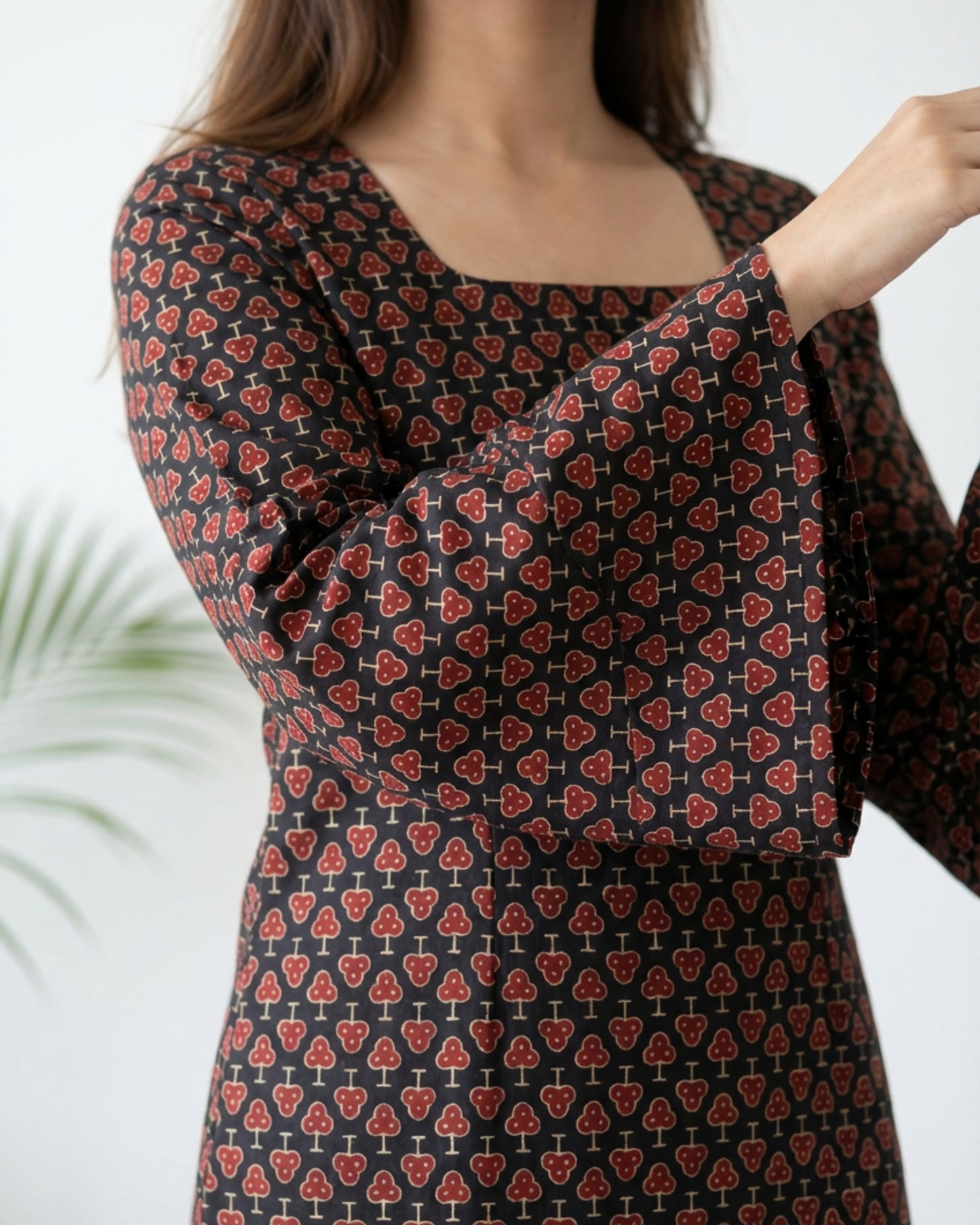 Ishani Sleeved Short Kurti