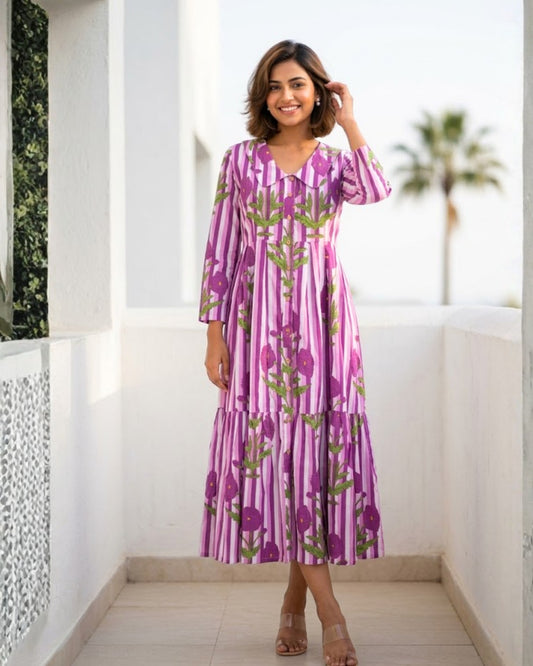 Lilac Garden Midi