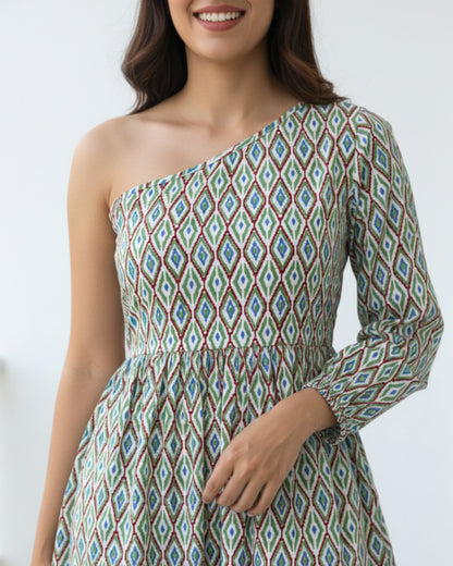 Ginger One-Shoulder Dress