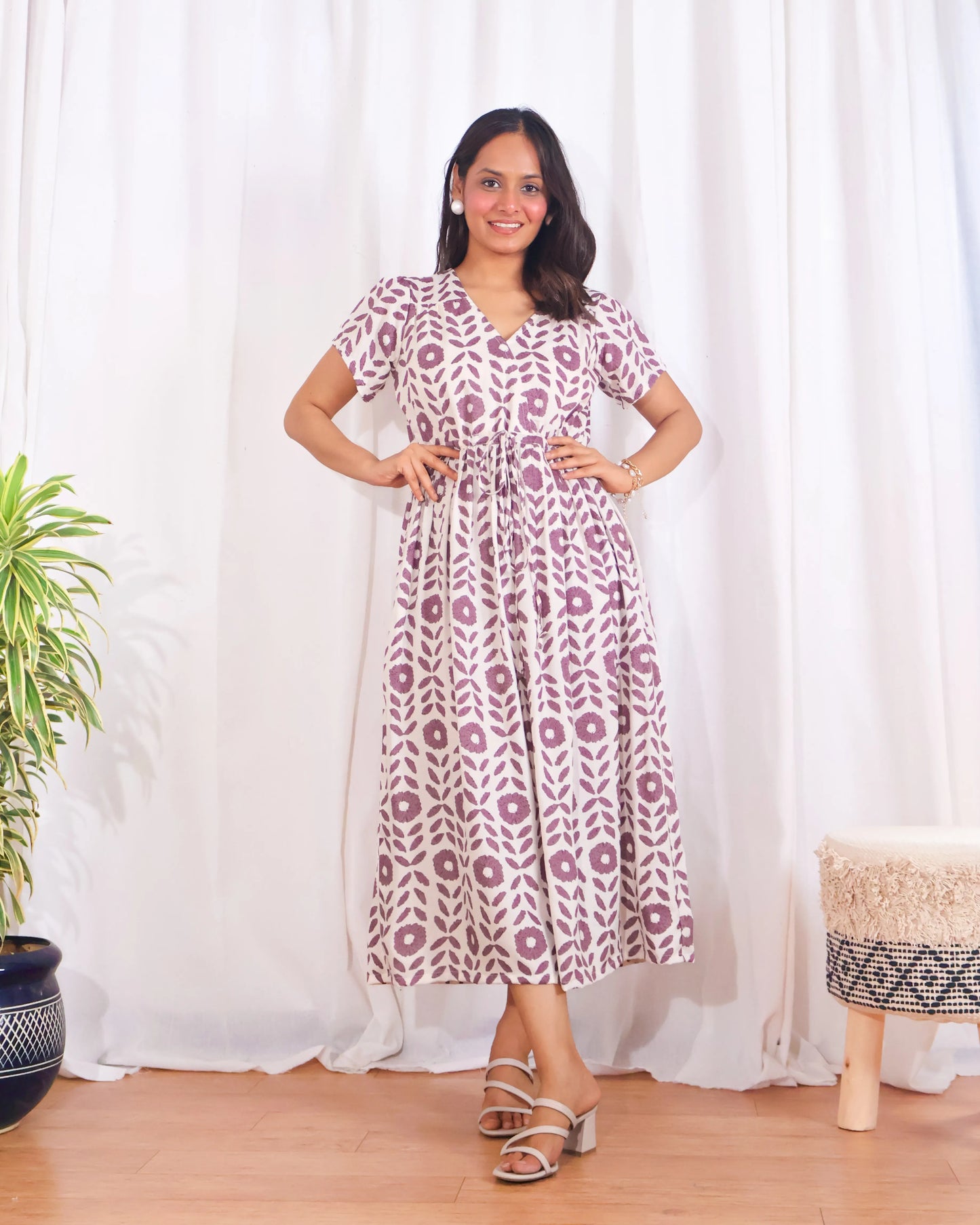 Leah Fit-and-Flare Dress
