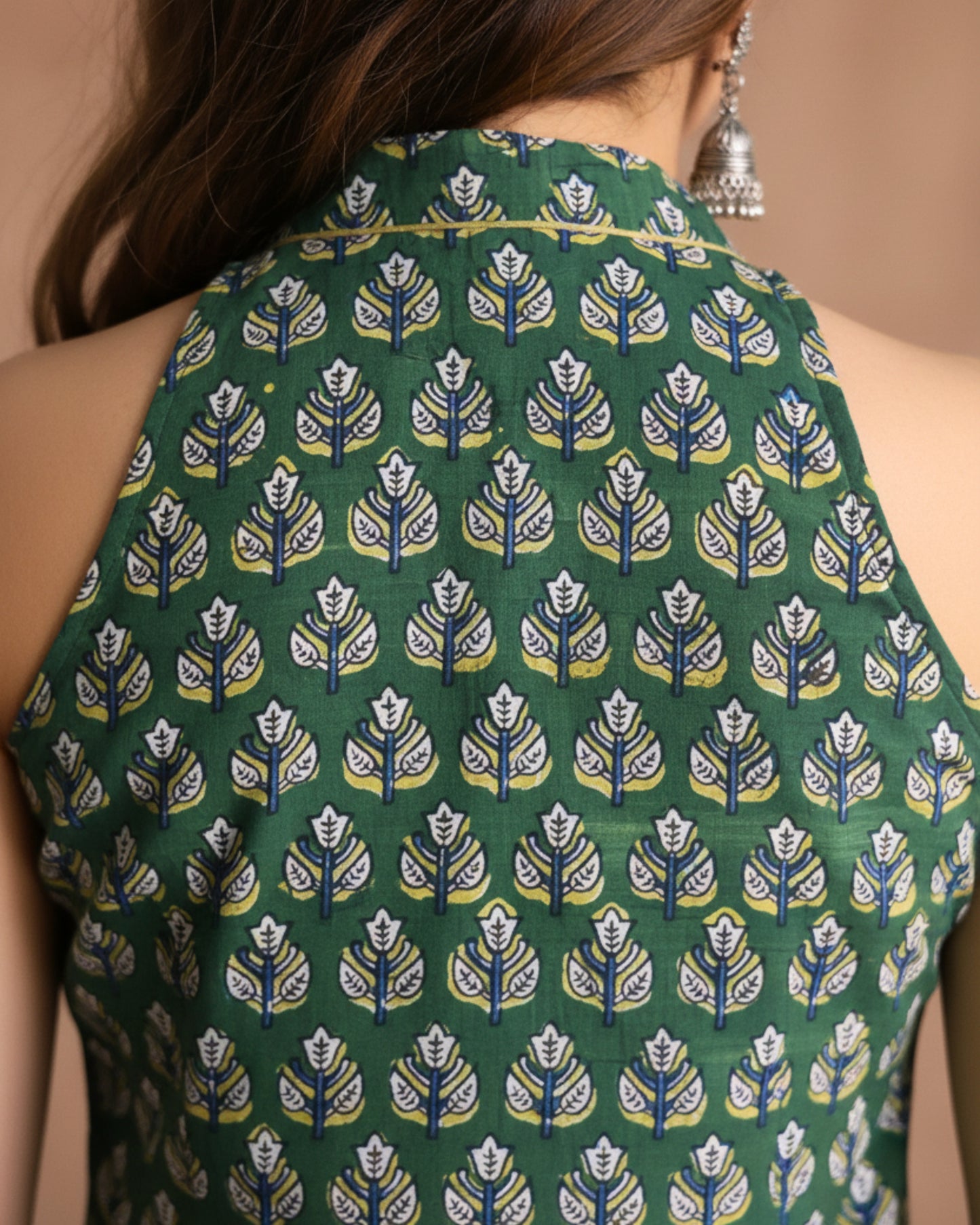 Meher HandBlock Jahota Print Short Kurti