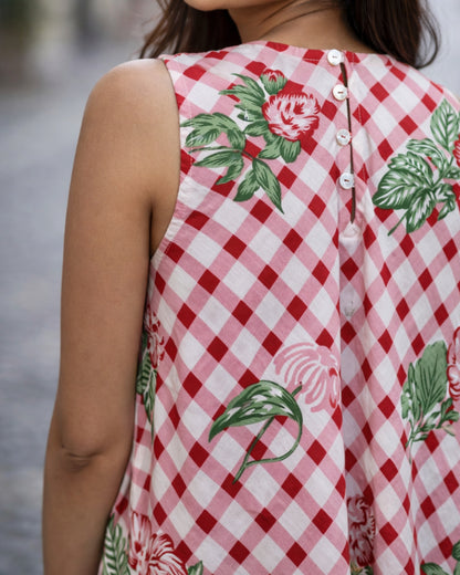 Ella Floral Cotton Maxi Dress