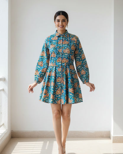 Lush Petal Circular Cut Dress