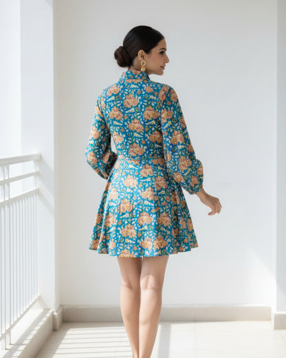 Lush Petal Circular Cut Dress