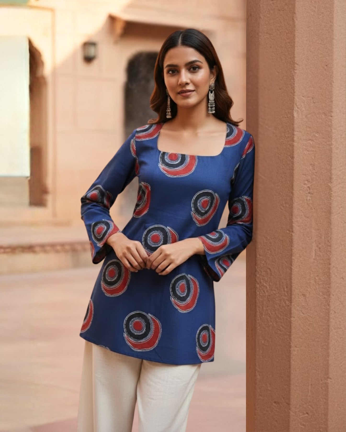 Vaani Sleeved Short Kurti