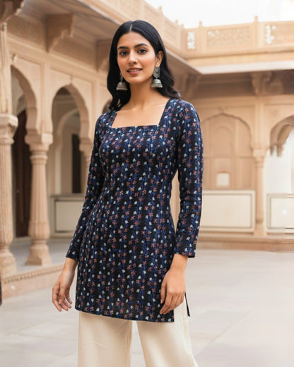 Avani HandBlock Print Corset Kurti