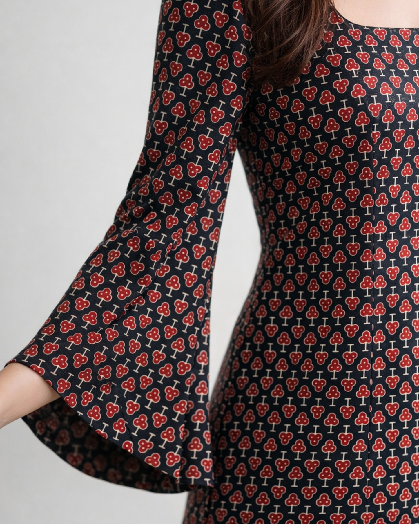 Ishani Sleeved Short Kurti