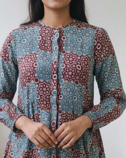 Mandala Short Tiered Dress