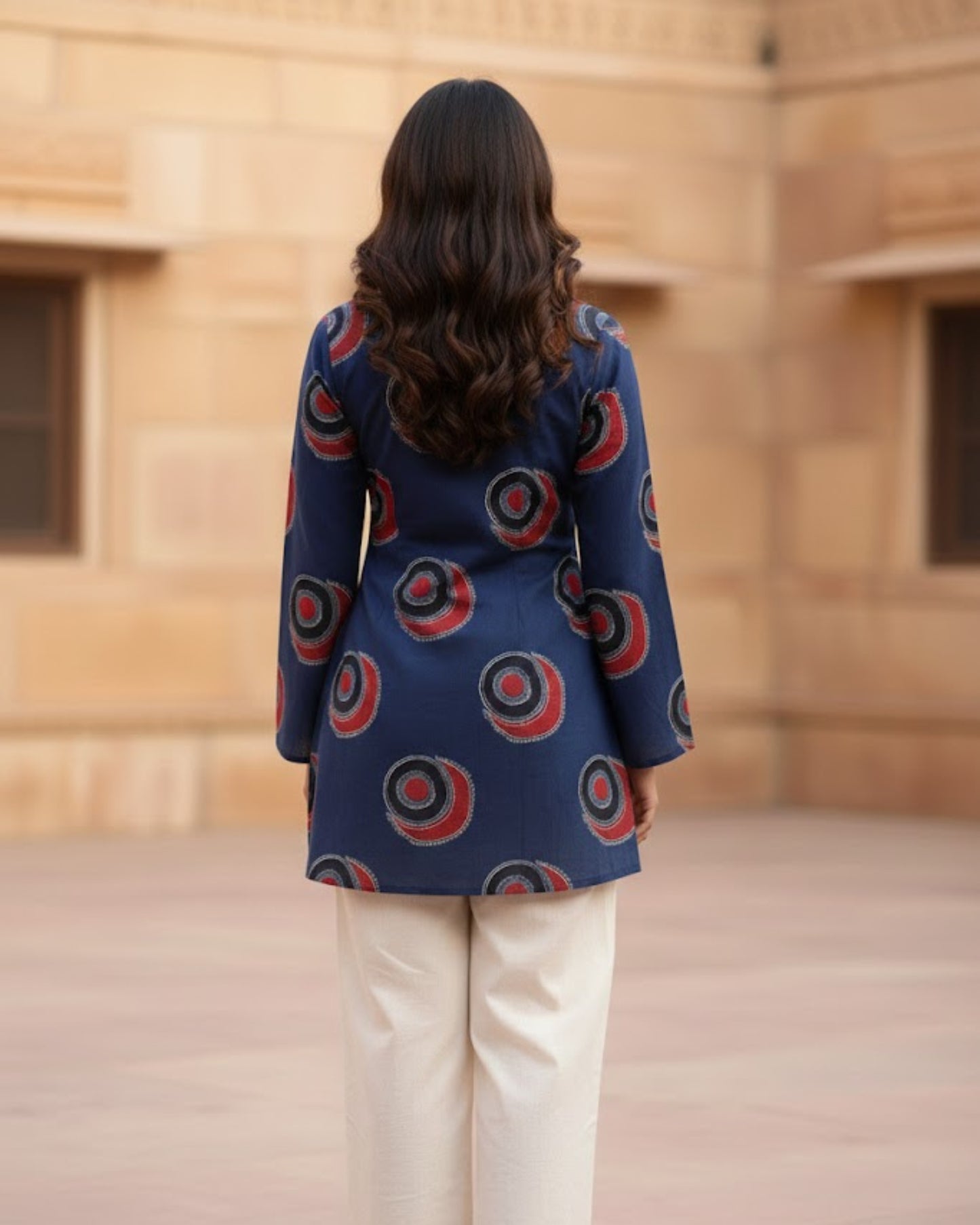 Vaani Sleeved Short Kurti