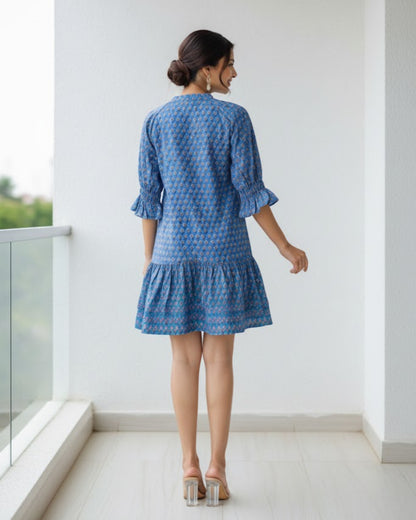 Bloom Cotton Tiered Dress