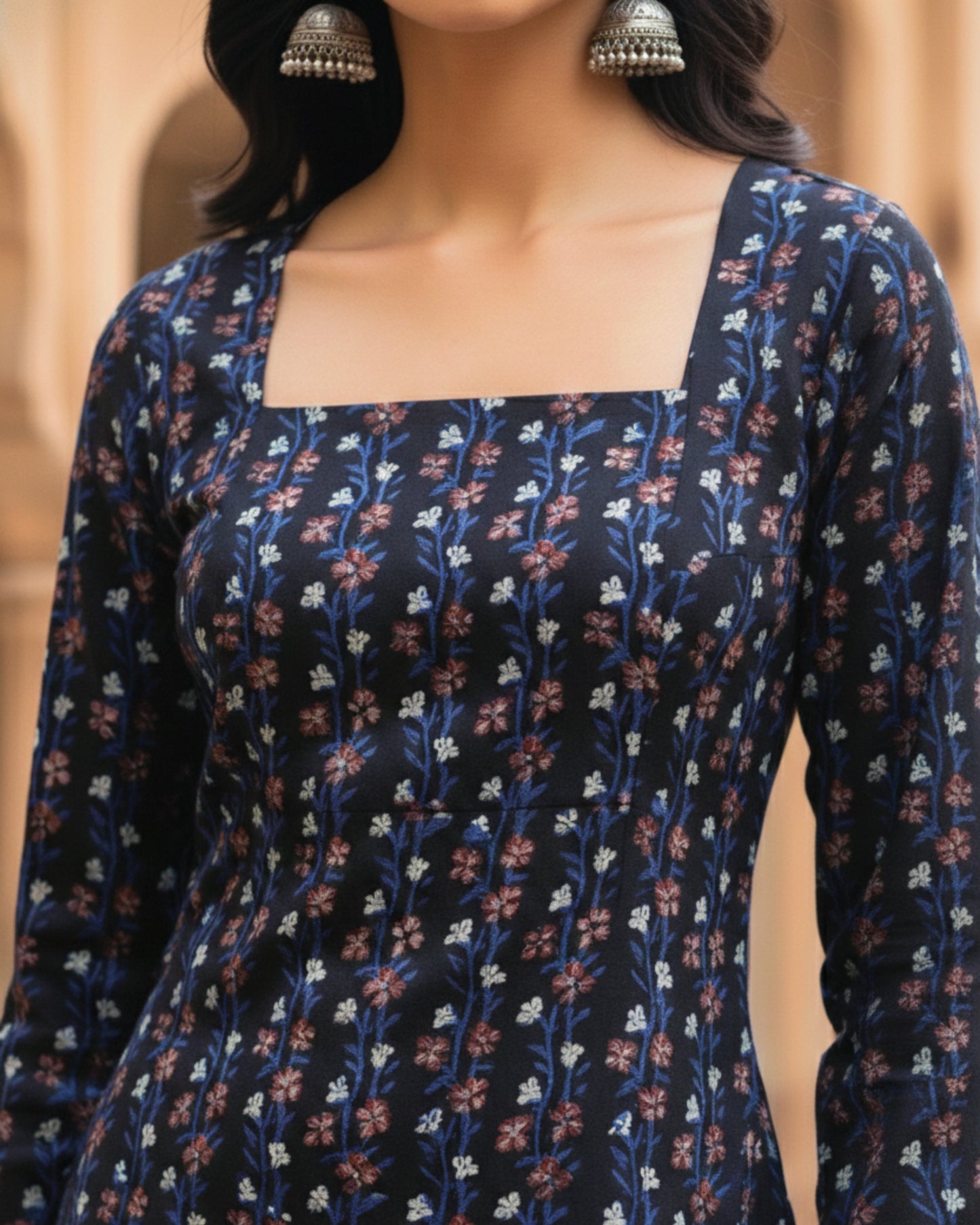 Avani HandBlock Print Corset Kurti