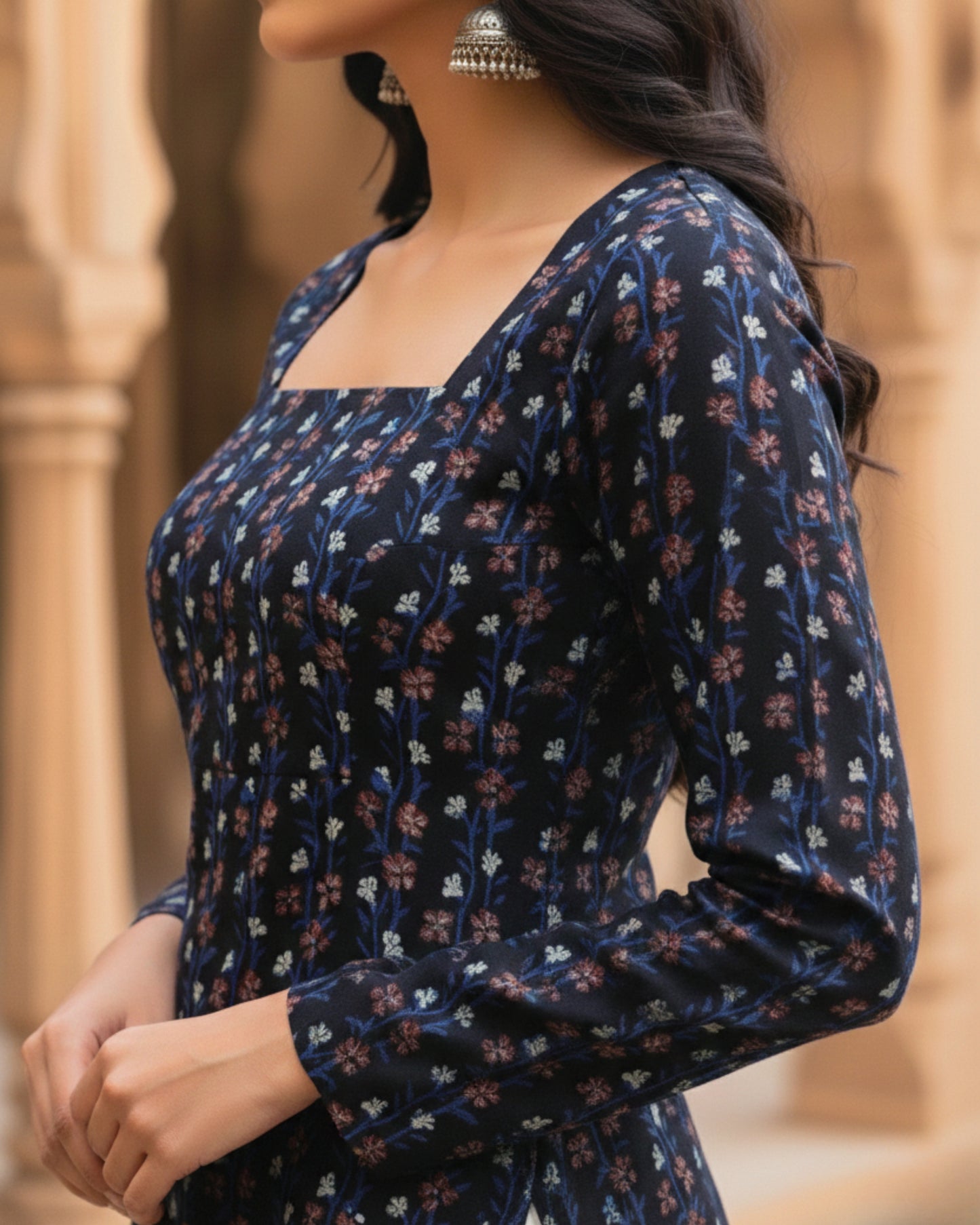 Avani HandBlock Print Corset Kurti