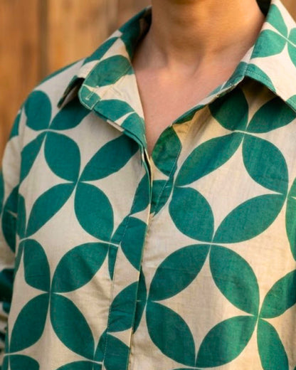 Blair Green Cotton Co-ord set