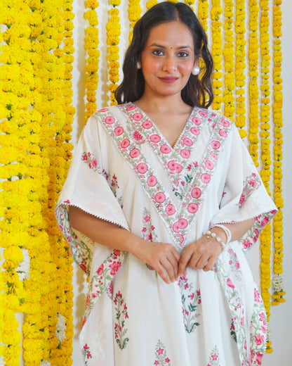 Saira Cotton Kaftan Kurta Set