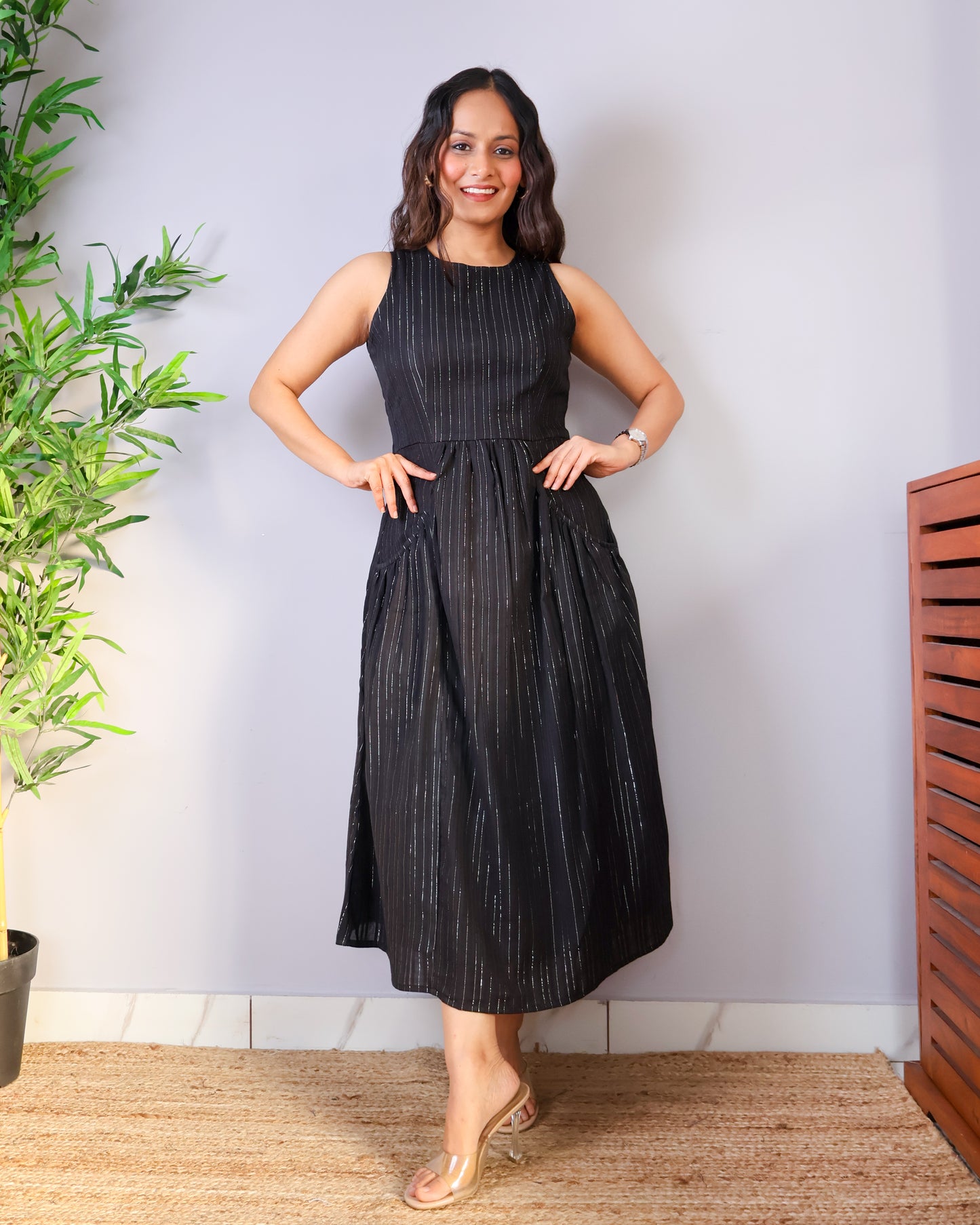 Kashish Fit-and-Flare Dress