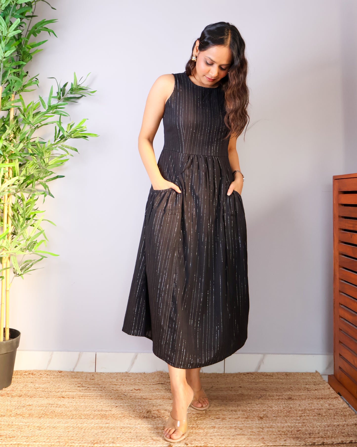 Kashish Fit-and-Flare Dress