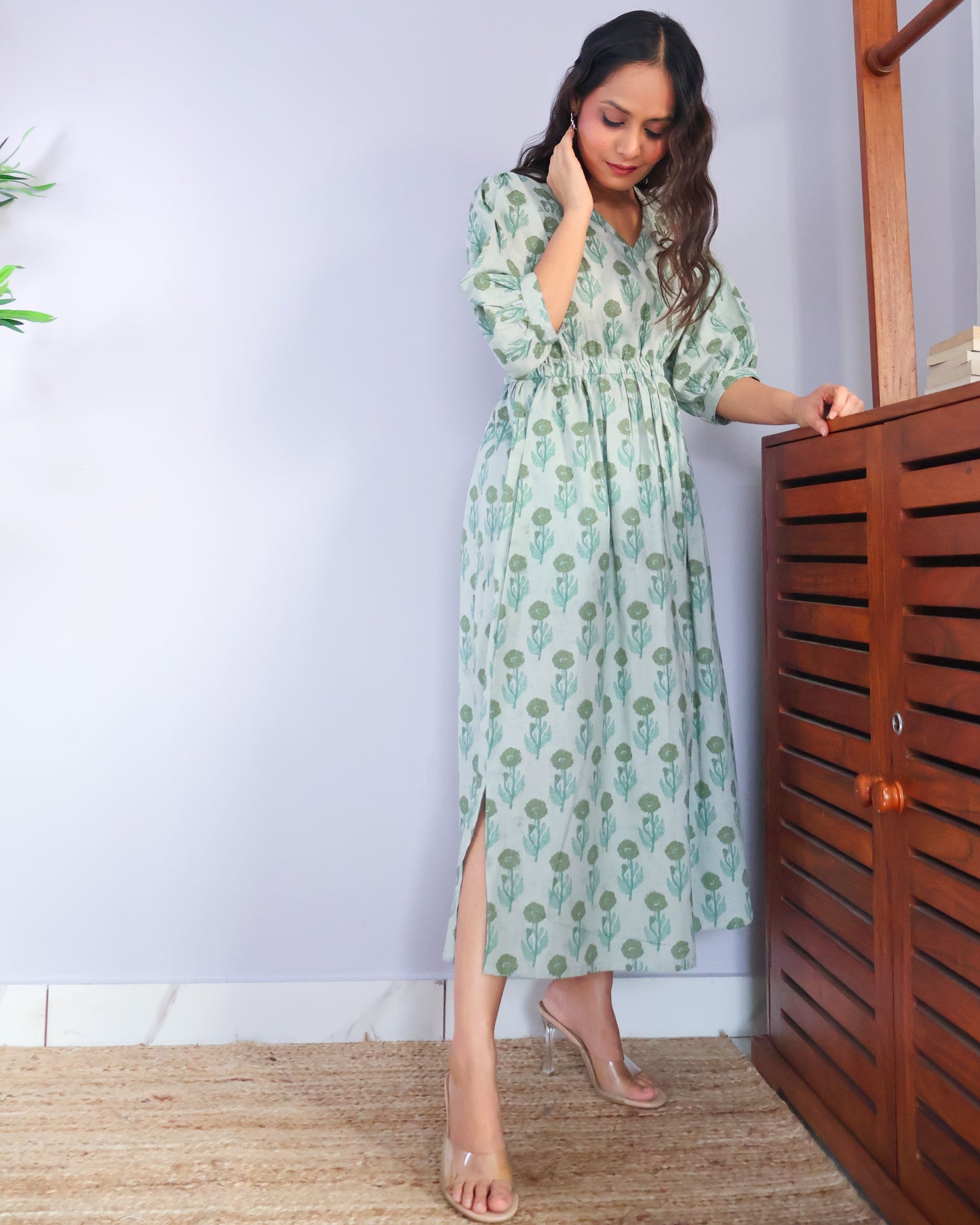 Aanya Fit-and-Flare Dress