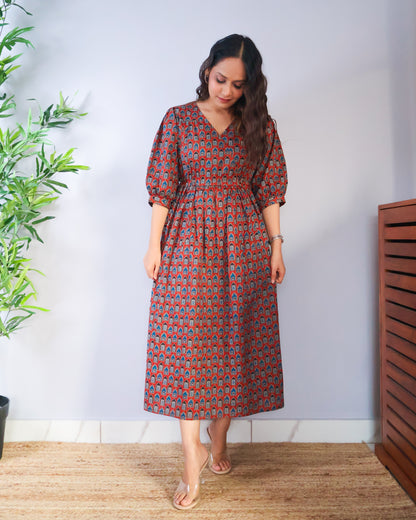 Myra Fit-and-Flare Dress