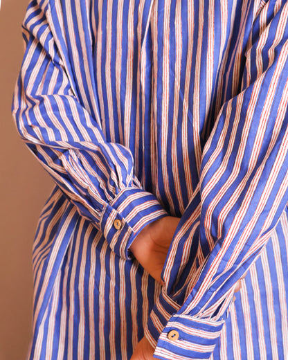 Rhea Striped Cotton Shirt