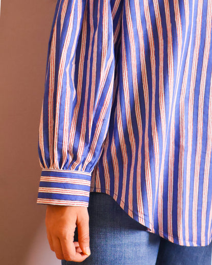 Rhea Striped Cotton Shirt