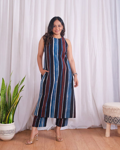 Megan Jahota HandBlock Print Cotton Kurta Set