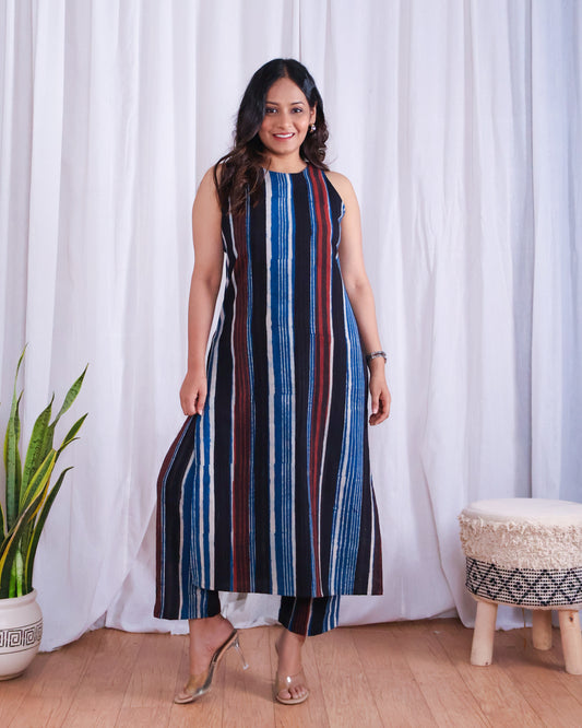 Megan Jahota HandBlock Print Cotton Kurta Set