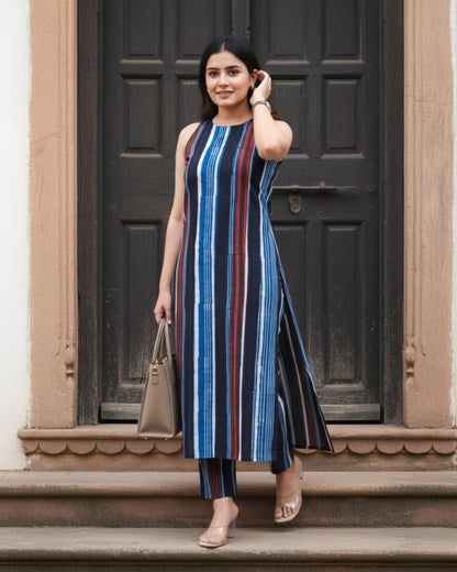 Megan Jahota HandBlock Print Cotton Kurta Set