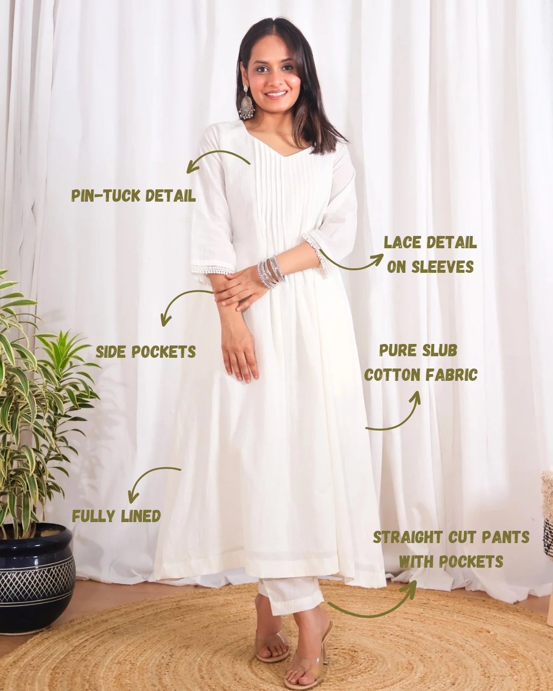 Hope Cotton Slub Kurta Set